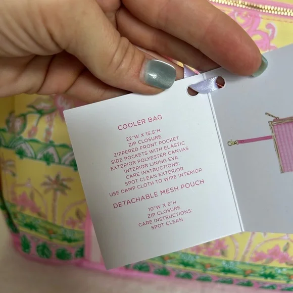 Lily Pulitzer Insulated Cooler Picnic Beach Bag NWT - Picture 9 of 11